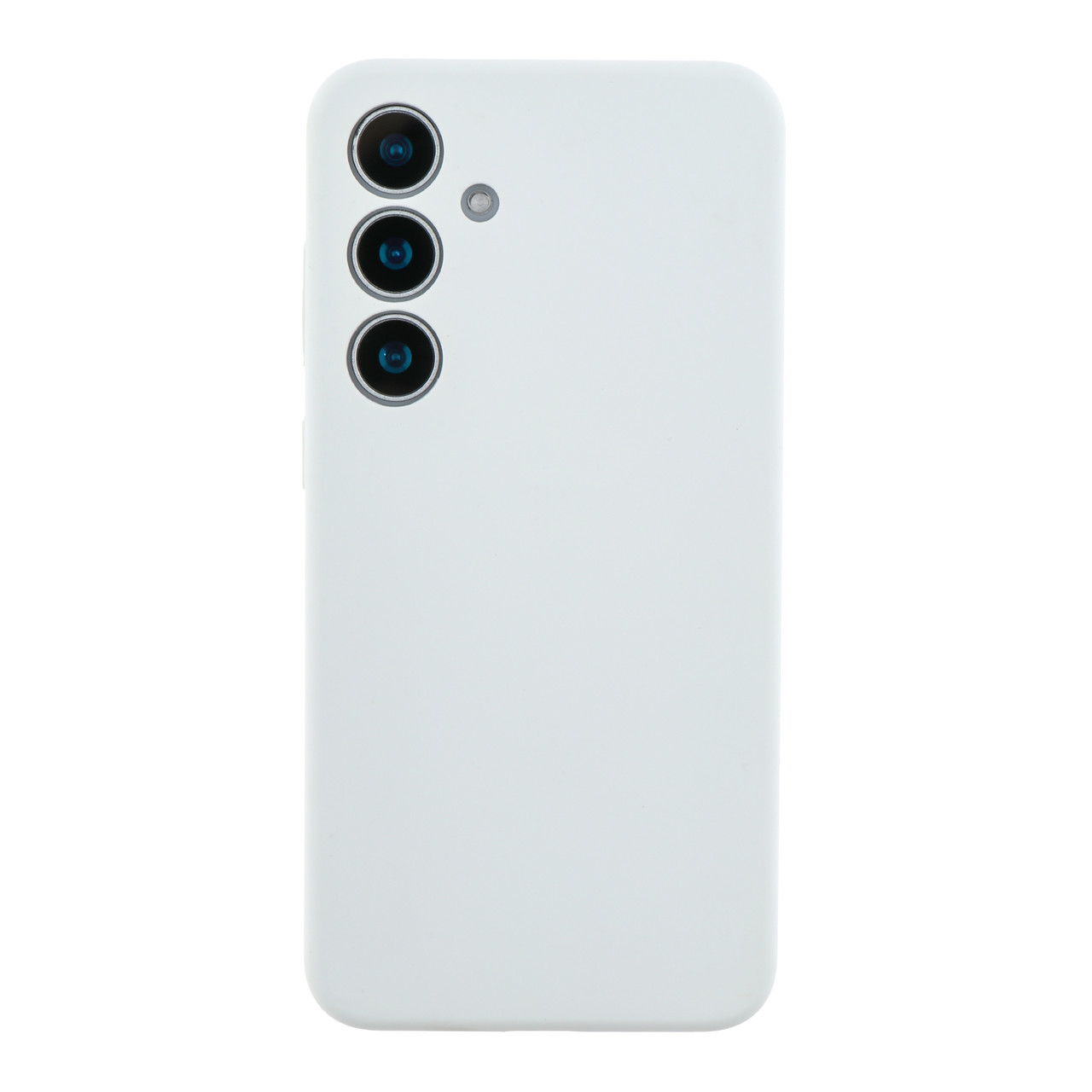 Чохол Liquid Silicone (AA) Full Camera для Samsung Galaxy S24 5G (S921) 09.White, фото 1