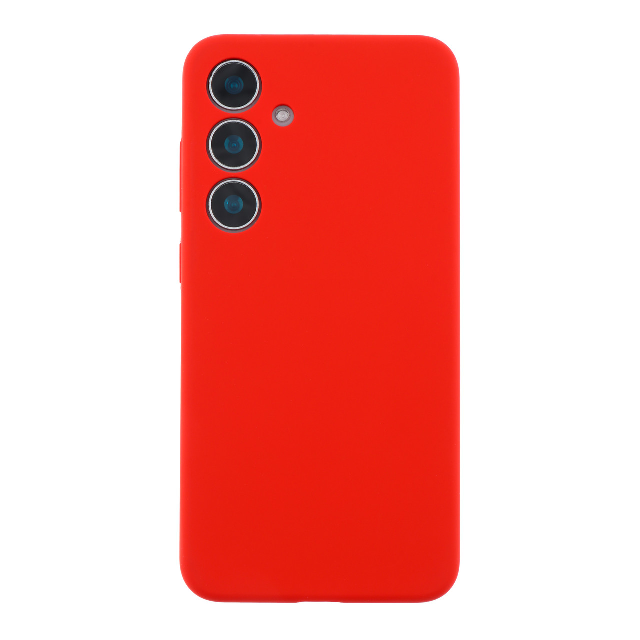 Чохол Liquid Silicone (AA) Full Camera для Samsung Galaxy S24 5G (S921) 14.Red, фото 1