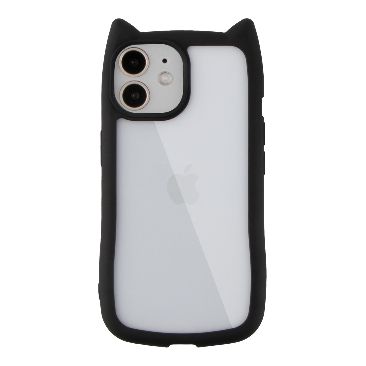 Чохол TPU+PC Cat Ears Case для iPhone 12/12 Pro Колір Black, фото 1