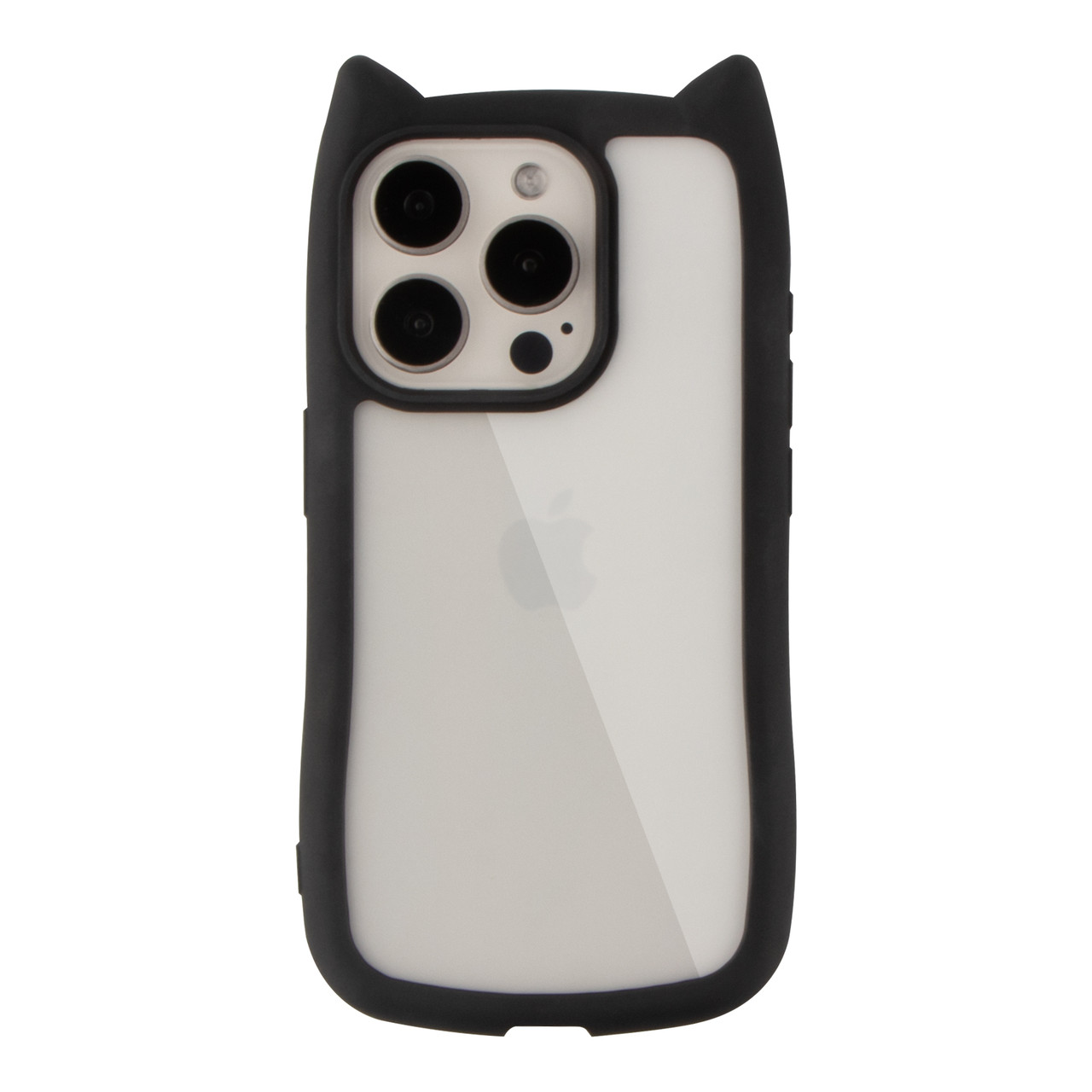 Чохол TPU+PC Cat Ears Case для iPhone 15 Pro Max Колір Black, фото 1