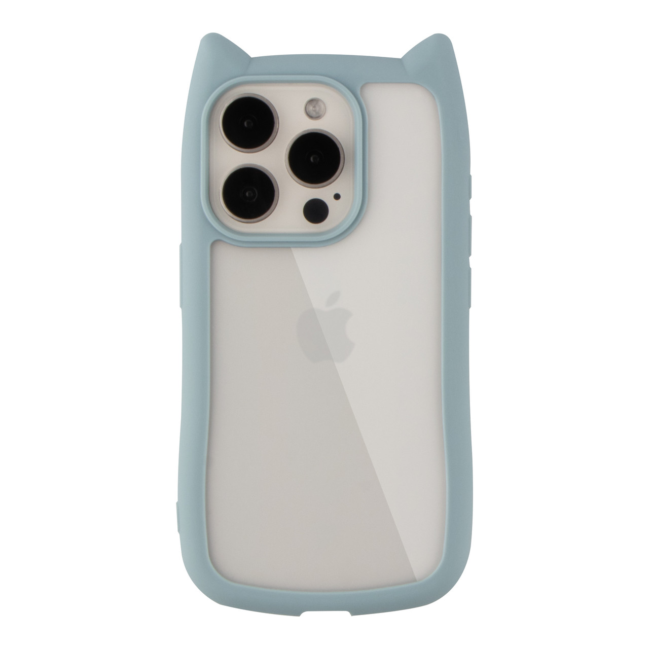 Чохол TPU+PC Cat Ears Case для iPhone 15 Pro Max Колір Blue, фото 1