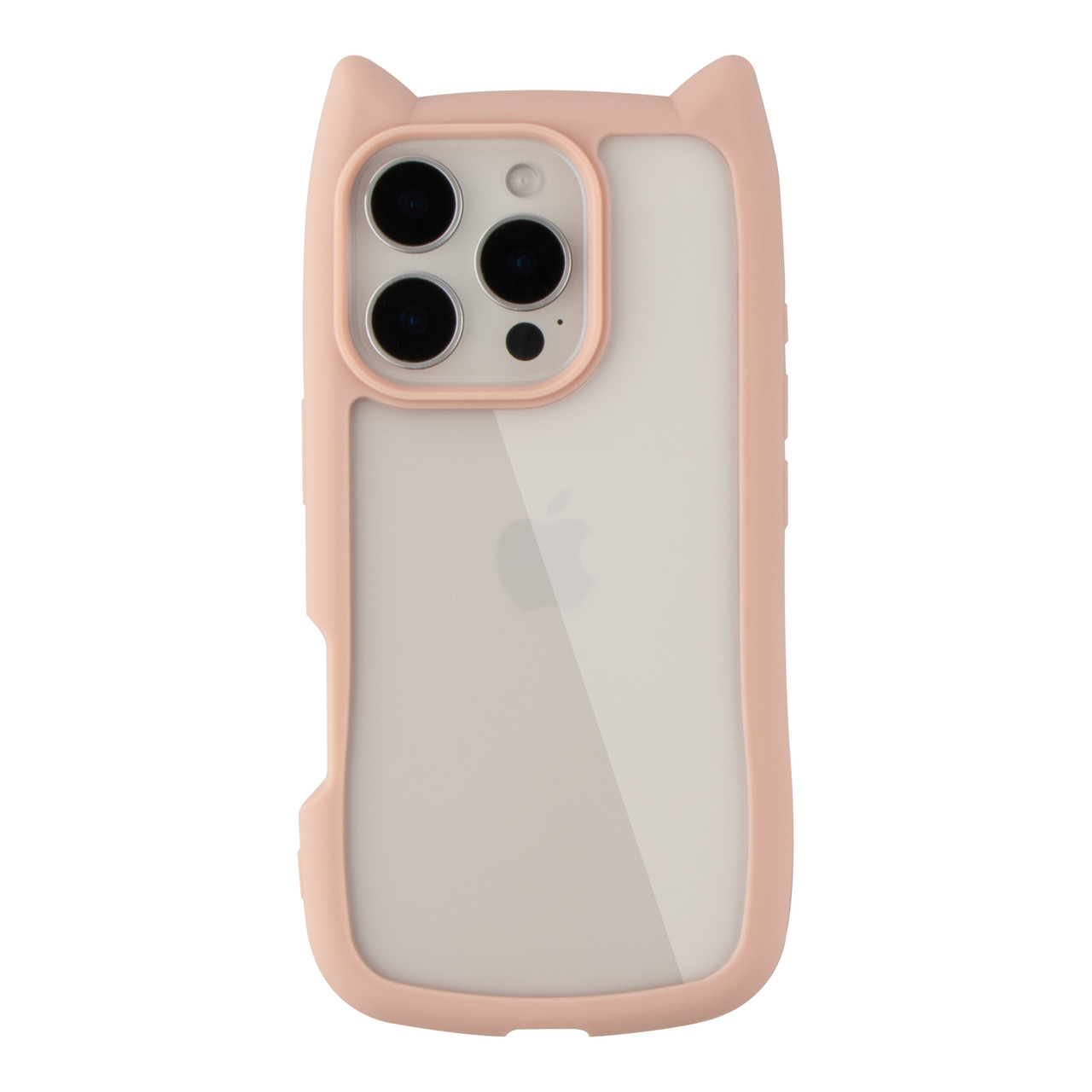 Чохол TPU+PC Cat Ears Case для iPhone 16 Pro Колір Pink, фото 1