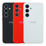 Чохол Liquid Silicone (AA) Full Camera для Samsung Galaxy S24 5G (S921) 09.White, фото 2