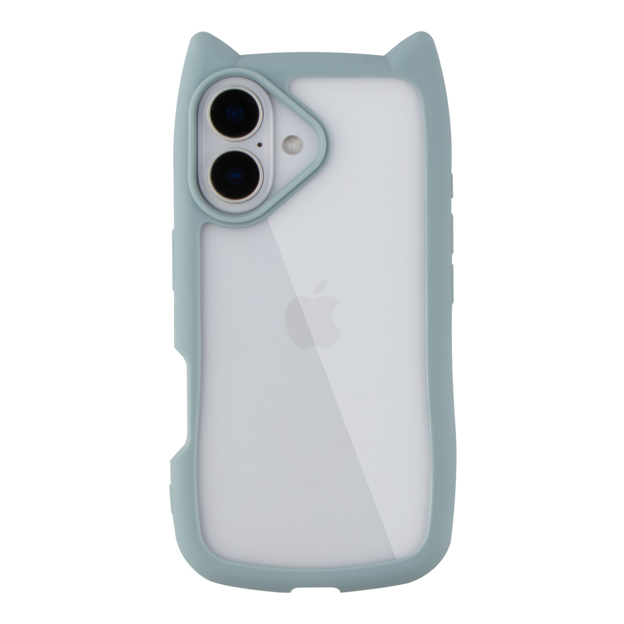 Чохол TPU+PC Cat Ears Case для iPhone 16 Колір Blue, фото 1