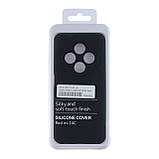 Чохол Liquid Silicone (AA) Full Camera для Xiaomi Redmi 14C/Redmi A4/Poco C75 18.Black, фото 3