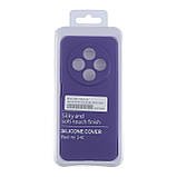 Чохол Liquid Silicone (AA) Full Camera для Xiaomi Redmi 14C/Redmi A4/Poco C75 39.Elegant Purple, фото 3