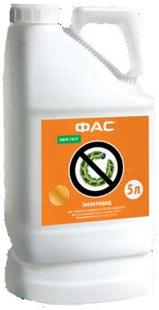 Інсектицид Фас (Фастак), Укравіт; альфа-циперметрин 100 г/л, пшениця, ріпак, овочеві, плодові дерева