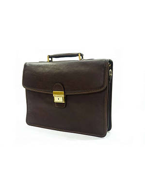 Портфель чоловічий Katana шкіряний коричневий 31022