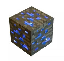 Дитячий нічник Minecraft Майнкрафт Лазуритова руда синій - 3 режима світіння