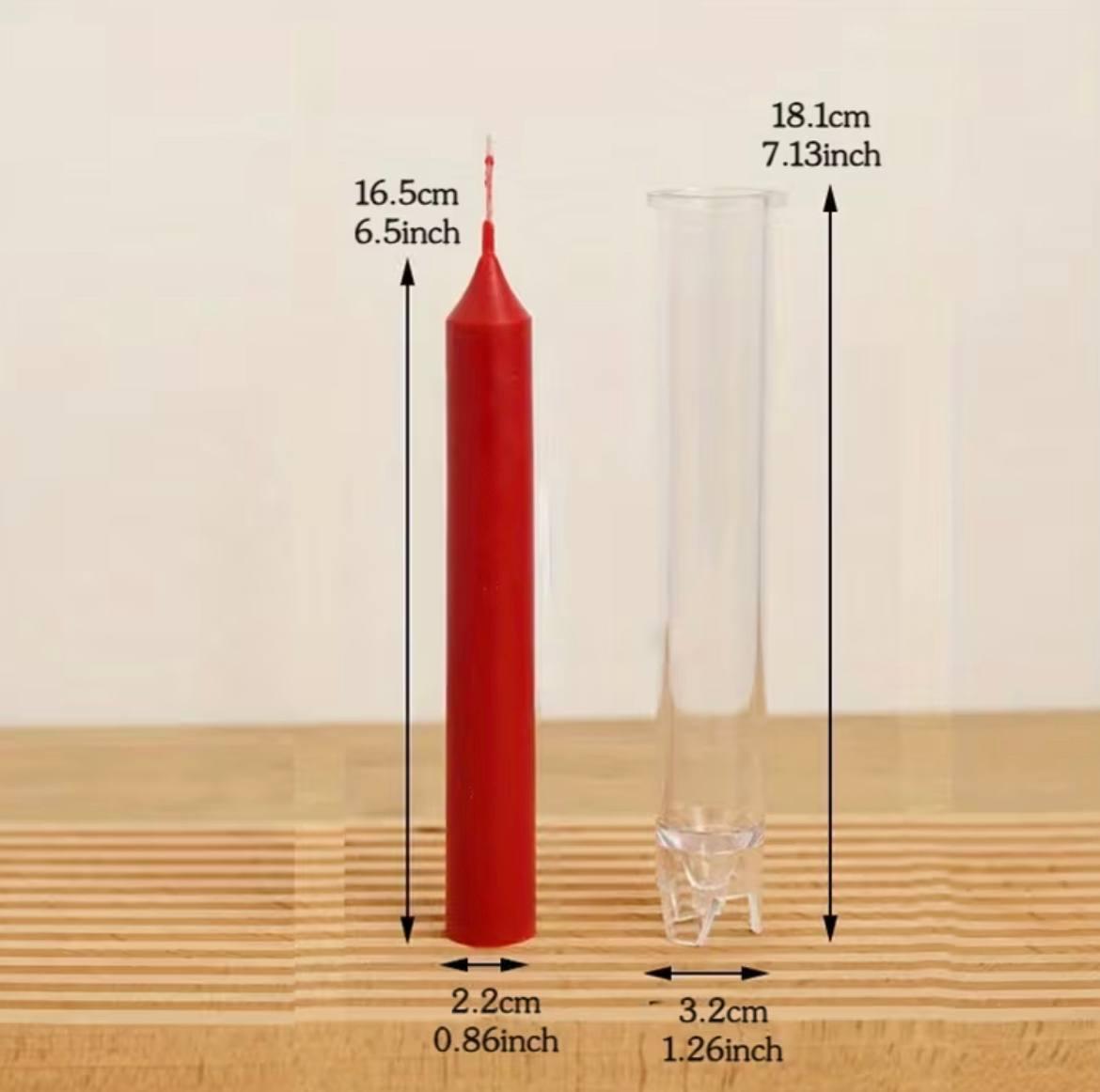 Пластикова форма для тонких свічок 165 мм, фото 1