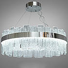 Люстра кришталева, LED, 140В, Діаметр 60см / Стельова кришталева люстра / Кришталева люстра, фото 4