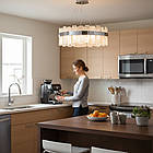 Люстра кришталева, LED, 140В, Діаметр 60см / Стельова кришталева люстра / Кришталева люстра, фото 6