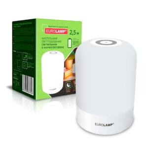 АКЦІЯ!!! EUROLAMP LED світильник-нічник 2,5W 2800-6500K Type-C+ АКБ1200mAh БЕЗ ОБМІНУ І ГАРАНТІЇ !, фото 1