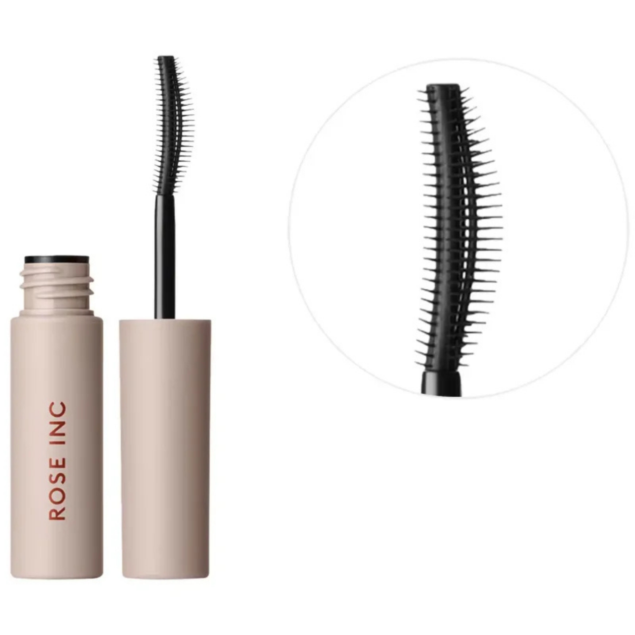 Туш-сироватка для об'єму та подовження вій Rose Inc Ultra-Black Lash Lift Serum Mascara mini 4.6 г, фото 1