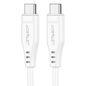 Кабель ACEFAST C3-03 Type-C to Type-C 3A, 60W, 1.2m, TPE, TPE connectors, White yL.