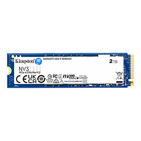 Накопичувач SSD M.2 Kingston NV3 2000GB NVMe 2280 PCIe 4.0 x4 3D NAND yL.