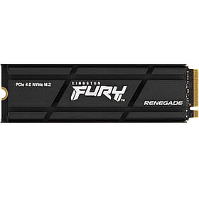 Накопичувач SSD M.2 Kingston FURY Renegade with Heatsink 4TB 2280 NVMe PCIe Gen 4.0 x4 3D TLC NAND yL.