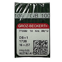 Голки для швейних машин Groz-Beckert DBx1 FFG/SES №80/12