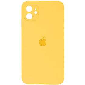 Чохол для смартфона Silicone Full Case AA Camera Protect for Apple iPhone 12 56,Sunny Yellow yL.