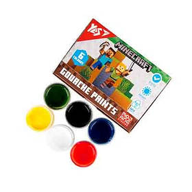 Гуаш 6кол. 20мл Yes Minecraft 230405