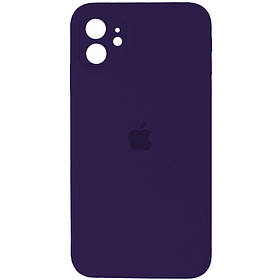 Чохол для смартфона Silicone Full Case AA Camera Protect for Apple iPhone 12 59,Berry Purple yL.