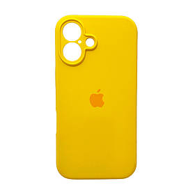 Чохол для смартфона Silicone Full Case AA Camera Protect for Apple iPhone 16 33,Canary Yellow yL.
