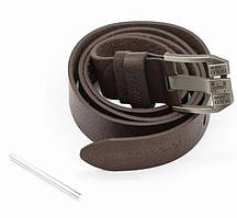 Чоловічий ремінь із натуральної шкіри Bolo Bekele, 125 см – стильний шкіряний ремінь під джинси та штани.