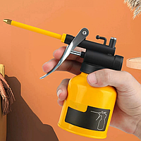 Маслянка металева (Оливний пістолет) з подовженим наконечником 180 мл — Для промислових швейних машин