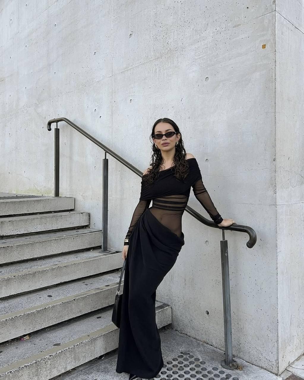 Плаття для милих дам "Сітка". Розміри: 40-42, 44-46, фото 1