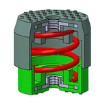 Телескопічні віброопори серії MNa, фото 2