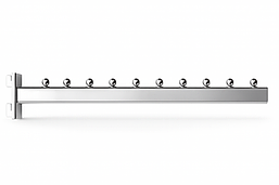 Кронштейн (Флейта) в рейку прямої 10 кульок 40 см