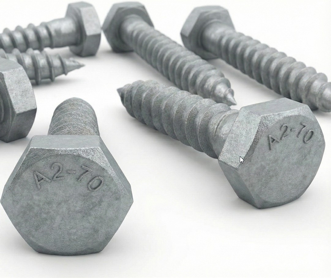 DIN 571 Гвинт по дереву для дерева шестигранний нержавіючий