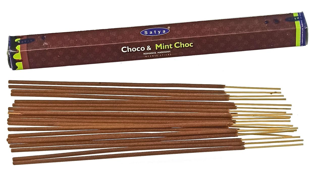 Choc & Mint Choc (Шоколад і М'ята)(Satya) пилкові пахощі шестикутник