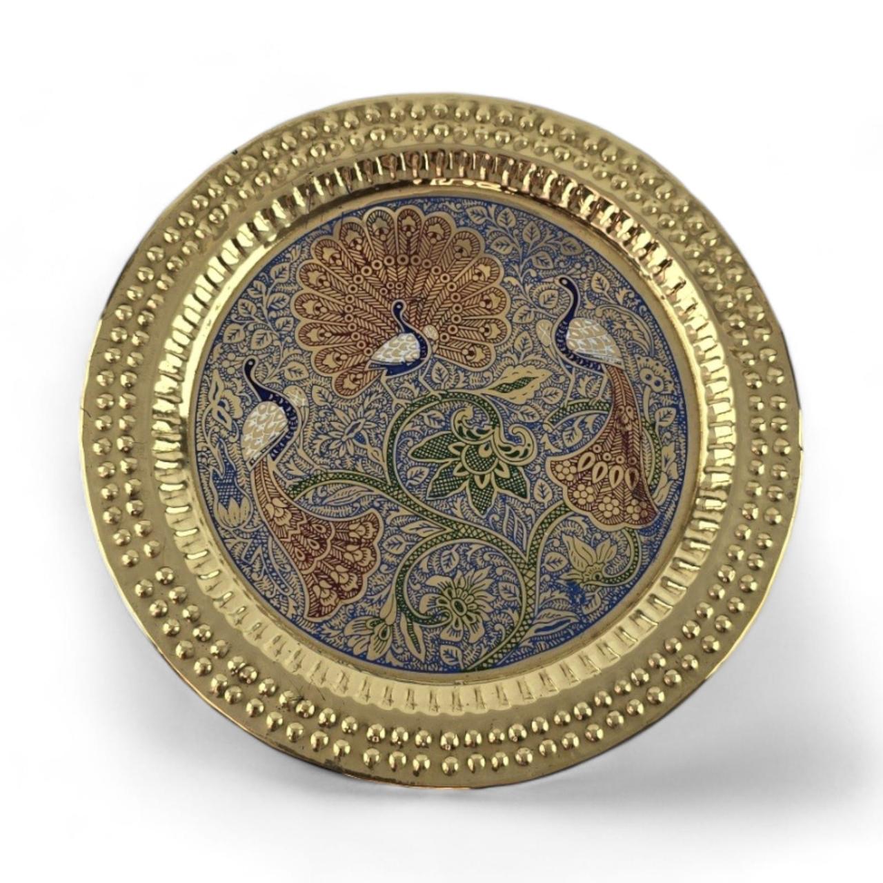 Тарілка бронзова настінна (d-18,5; h-0.7 см)