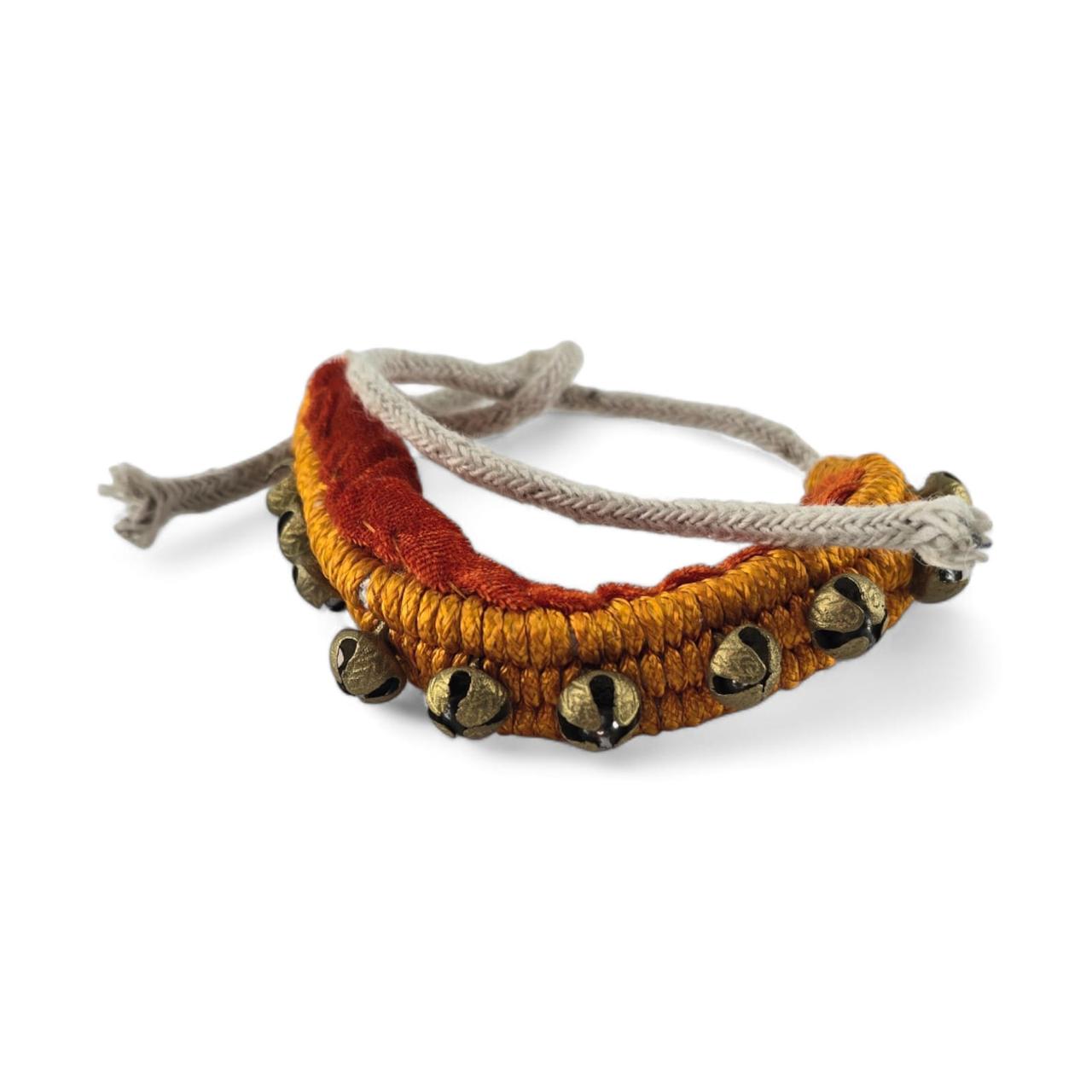 Дзвіночки для танців помаранчеві (10 дзвіночків)