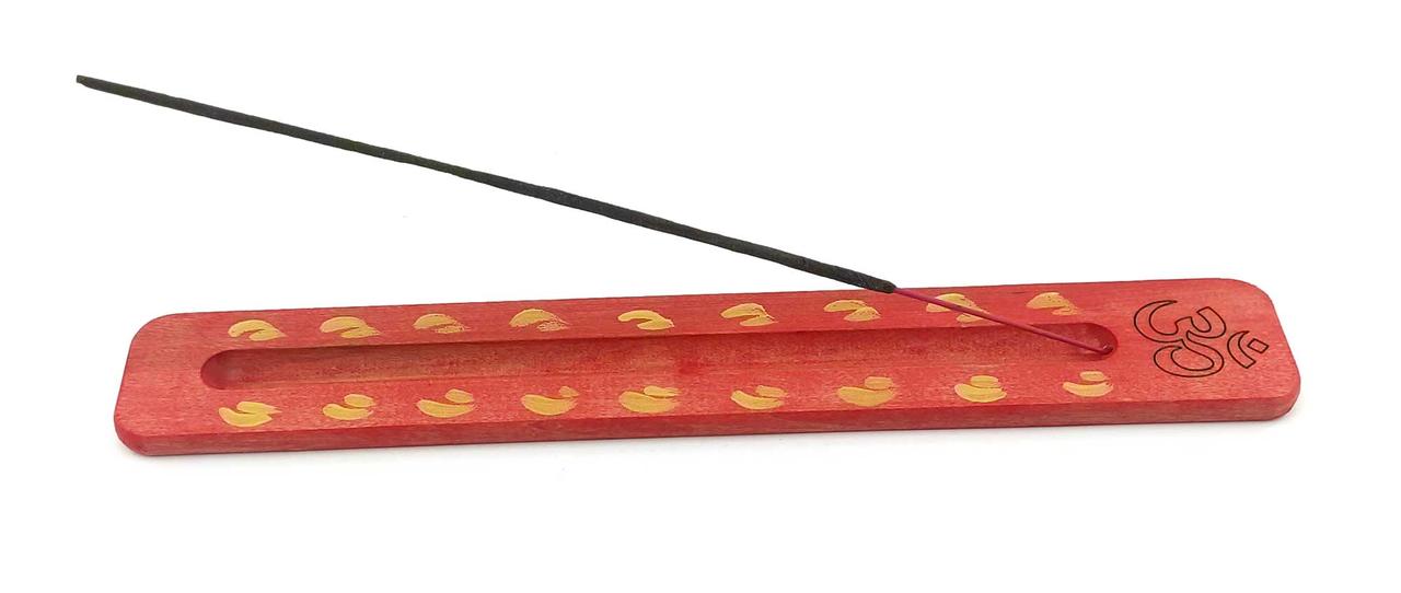 Підставка під пахощі "Гранат", з малюнком (260х40х7 мм), масив дерева.