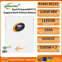 Гібридний інвертор JSDSolar J11000H-W 11Kw, 48V 120A, Wi-Fi, 2 MPPT-трекери, в наявності