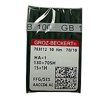 Голки для швейних машин Groz-Beckert HAx1 FFG/SES №70/10