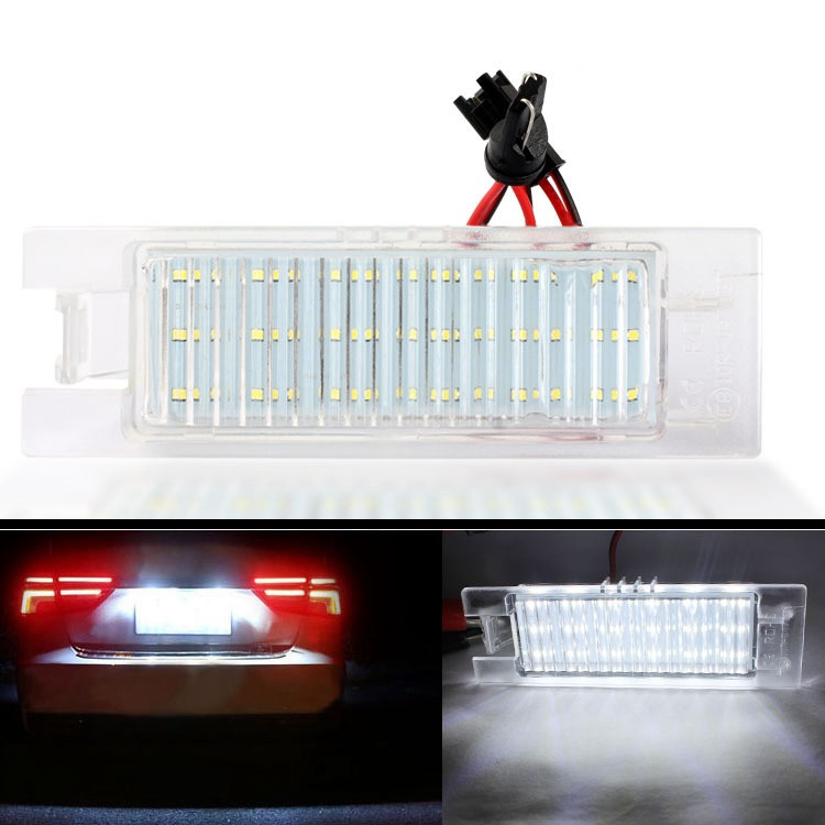 LED Підсвічування номерного знака Opel Zafira, Astra, Corsa, Insignia, Vectra. Штатна підсвітка номера Опель, комплект 2 шт.