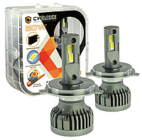 LED Лампи H4 20000Lm/100W. Світлодіодні яскраві авто лампи Cyclone Type-34 H4 Hi/Low