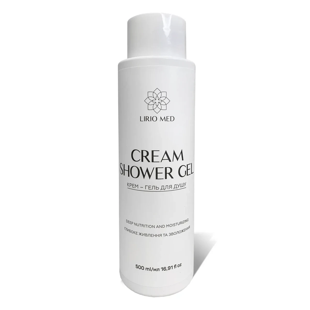 Зволожуючий гель для душу Lirio Med 500 мл, фото 1