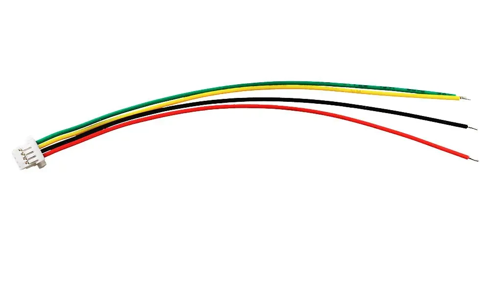 З'єднувальний кабель, кабель живлення JST SH 4P, 10см, 1мм, мама (female), фото 1