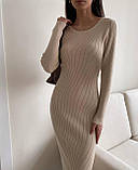 Плаття для милих дам "Рубчик". Розміри: 42-44, 44-46, фото 3