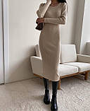 Плаття для милих дам "Рубчик". Розміри: 42-44, 44-46, фото 2