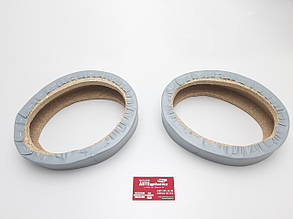 Подіуми під овали сірі з шкірозамінника 2 шт