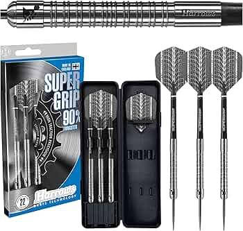 Дротики дартс із вольфраму Supergrip 90% Harrows Англія 25 грам, фото 1