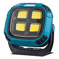 Кемпінг ліхтар W894, 1-4COB+5SMD, білий, жовтий, червоний, Power bank, АКБ 2x18650, ЗП Type-C, магніт, гак