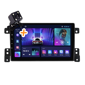 Магнітола для Suzuki Grand Vitara 2005-2015 4+64 ГБ на Android | QLED-екран, 4G, Bluetooth