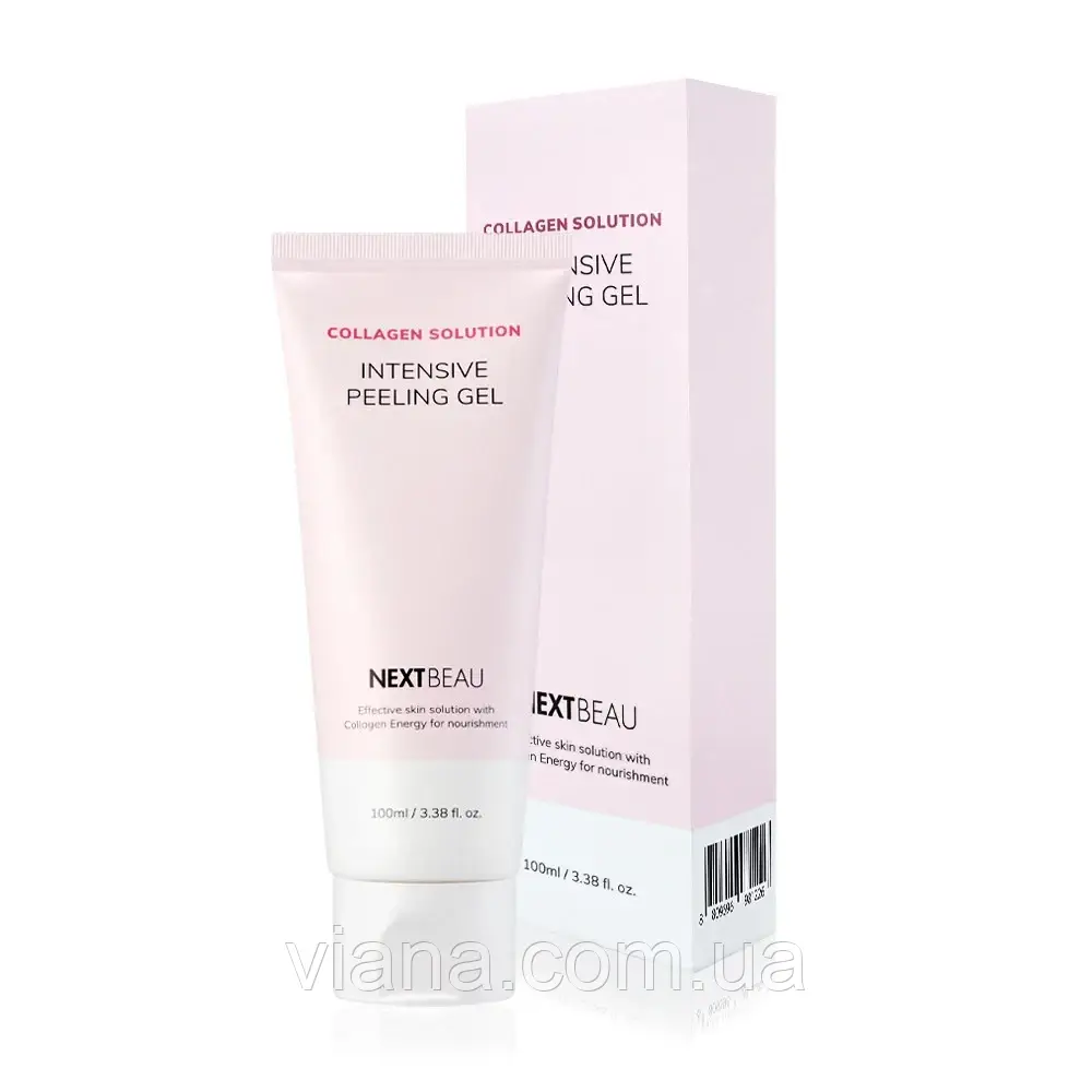 Пілінг-гель для обличчя з колагеном Nextbeau Collagen solution, 100 ml, фото 1