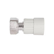 Муфта під Евроконус PPR з накидною гайкою Blue Ocean25х3/4" ВР з латунним штоком, фото 5